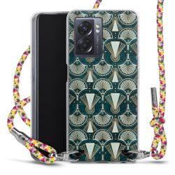 New Carry Case Transparent Stoff colourful/silber