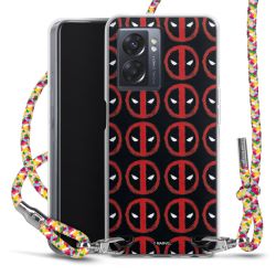 New Carry Case Transparent Stoff colourful/silber