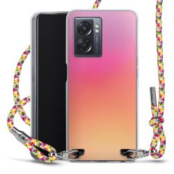 New Carry Case Transparent Stoff colourful/silber