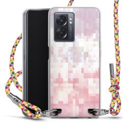 New Carry Case Transparent Stoff colourful/silber