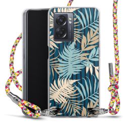 New Carry Case Transparent Stoff colourful/silber