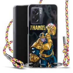 New Carry Case Transparent Stoff colourful/silber