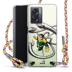 New Carry Case Transparent Stoff colourful/silber