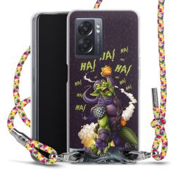 New Carry Case Transparent Stoff colourful/silber