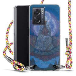 New Carry Case Transparent Stoff colourful/silber