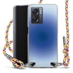 New Carry Case Transparent Stoff colourful/silber