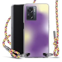 New Carry Case Transparent Stoff colourful/silber