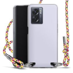 New Carry Case Transparent Stoff colourful/silber