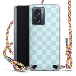 New Carry Case Transparent Stoff colourful/silber