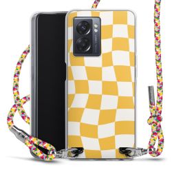 New Carry Case Transparent Stoff colourful/silber