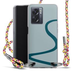 New Carry Case Transparent Stoff colourful/silber