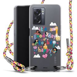 New Carry Case Transparent Stoff colourful/silber