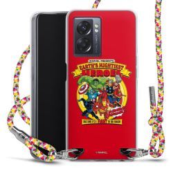 New Carry Case Transparent Stoff colourful/silber