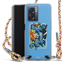 New Carry Case Transparent Stoff colourful/silber