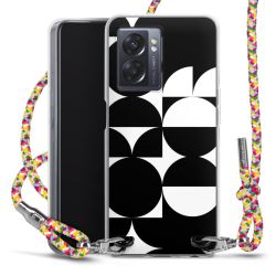 New Carry Case Transparent Stoff colourful/silber