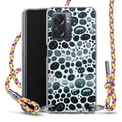 New Carry Case Transparent Stoff colourful/silber