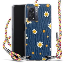 New Carry Case Transparent Stoff colourful/silber