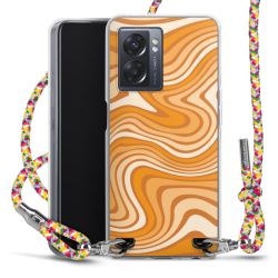 New Carry Case Transparent Stoff colourful/silber