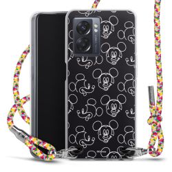 New Carry Case Transparent Stoff colourful/silber