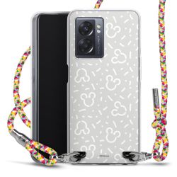 New Carry Case Transparent Stoff colourful/silber