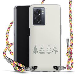 New Carry Case Transparent Stoff colourful/silber