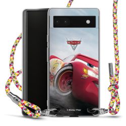 New Carry Case Transparent Stoff colourful/silber