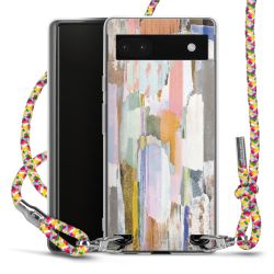 Carry Case Transparent Fabric colourful