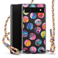 New Carry Case Transparent Stoff colourful/silber