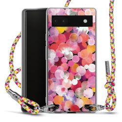 New Carry Case Transparent Stoff colourful/silber