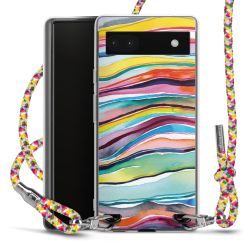 Carry Case Transparent Fabric colourful