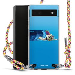 New Carry Case Transparent Stoff colourful/silber