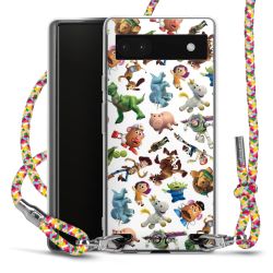 New Carry Case Transparent Stoff colourful/silber