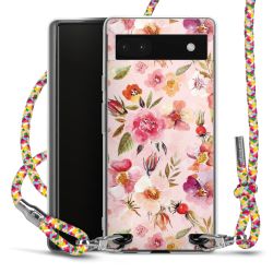 Carry Case Transparent Fabric colourful