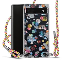 Carry Case Transparent Fabric colourful