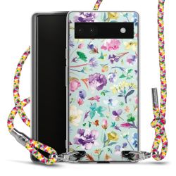 Carry Case Transparent Fabric colourful