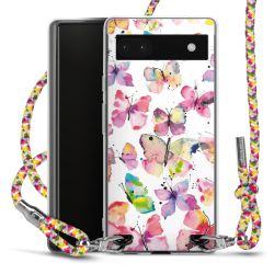 Carry Case Transparent Fabric colourful