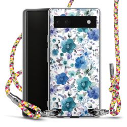 New Carry Case Transparent Stoff colourful/silber