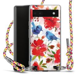 Carry Case Transparent Fabric colourful