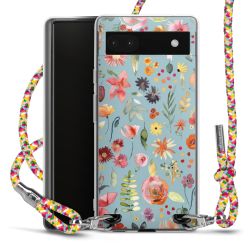 Carry Case Transparent Fabric colourful