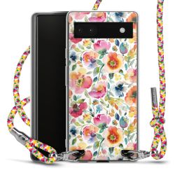 Carry Case Transparent Fabric colourful