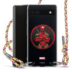 New Carry Case Transparent Stoff colourful/silber