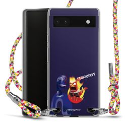 New Carry Case Transparent Stoff colourful/silber