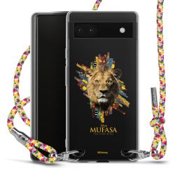 New Carry Case Transparent Stoff colourful/silber