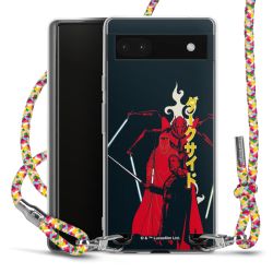 New Carry Case Transparent Stoff colourful/silber