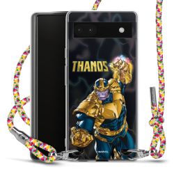 New Carry Case Transparent Stoff colourful/silber