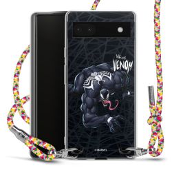 New Carry Case Transparent Stoff colourful/silber