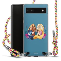 New Carry Case Transparent Stoff colourful/silber