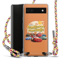 New Carry Case Transparent Stoff colourful/silber