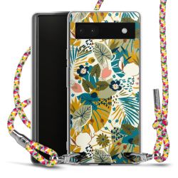 New Carry Case Transparent Stoff colourful/silber