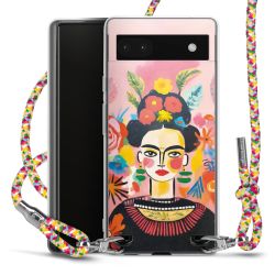 New Carry Case Transparent Stoff colourful/silber